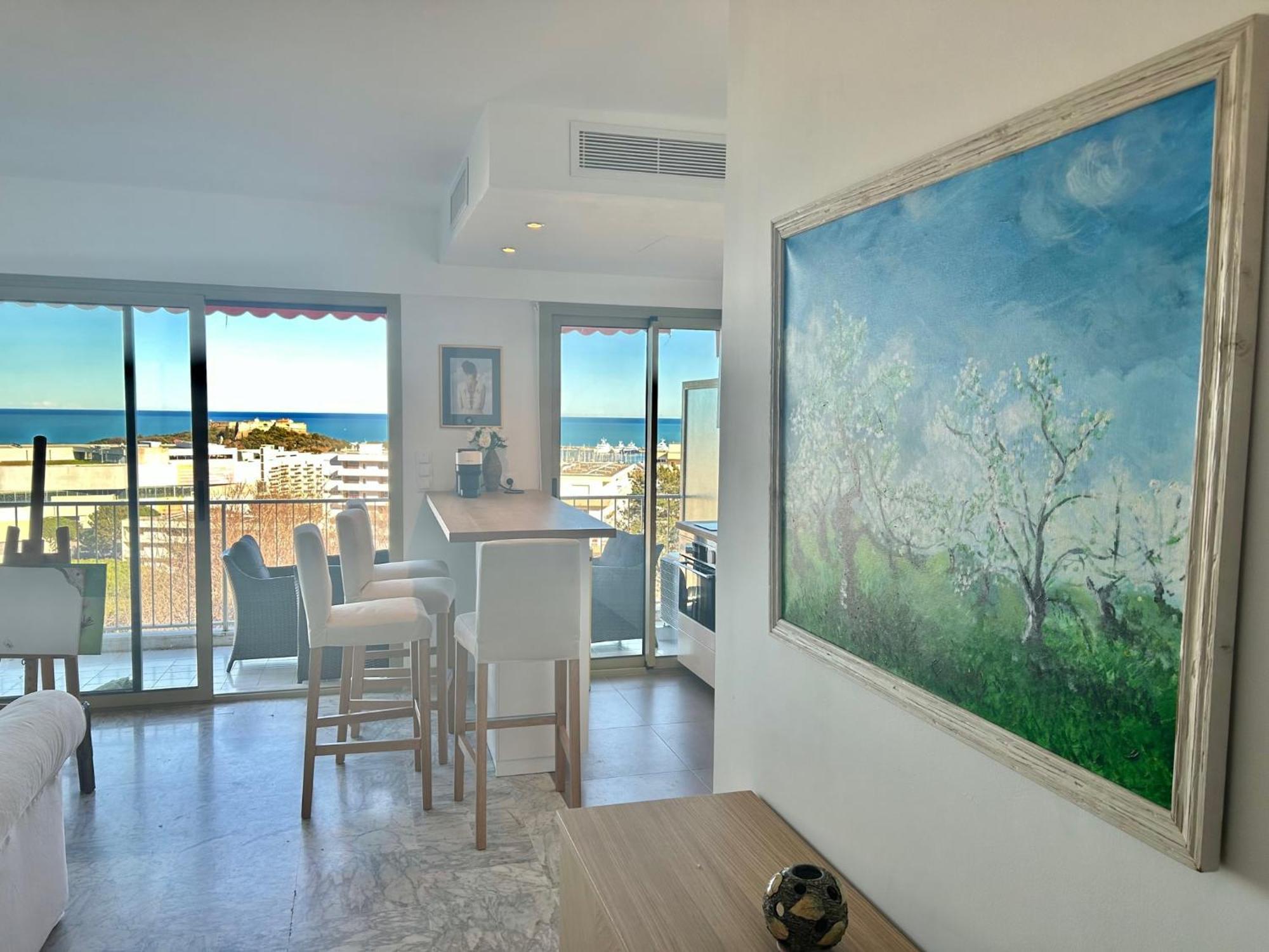 Apartment Superbe 2 Pieces Vue Mer, Piscine, Parking