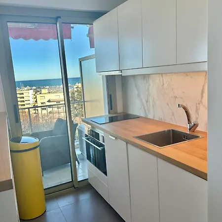 Superbe 2 Pieces Antibes Vue Mer, Piscine, Parking Exterior photo
