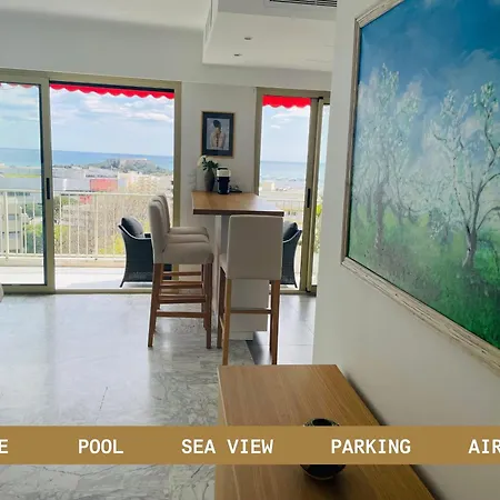 Superbe 2 Pieces Antibes Vue Mer, Piscine, Parking Exterior photo