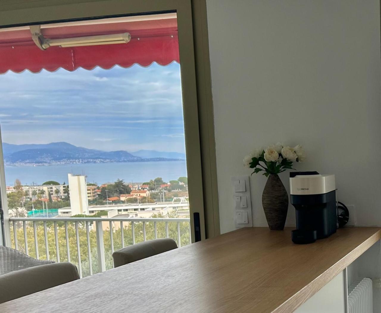 Superbe 2 Pieces Vue Mer, Piscine, Parking Appartement Antibes